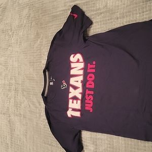 Houston Teaxans Nike Just Do It Shirt Size S
